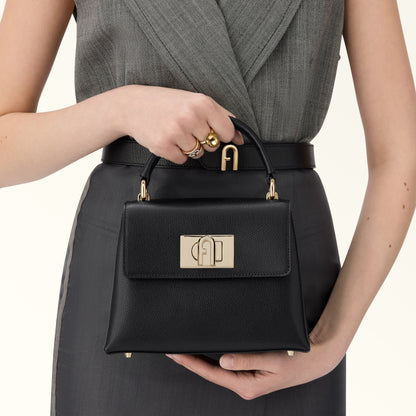 Furla Borsa Donna Nera Mano Tracolla Pelle 1927 Logo Borse nero - vista 7