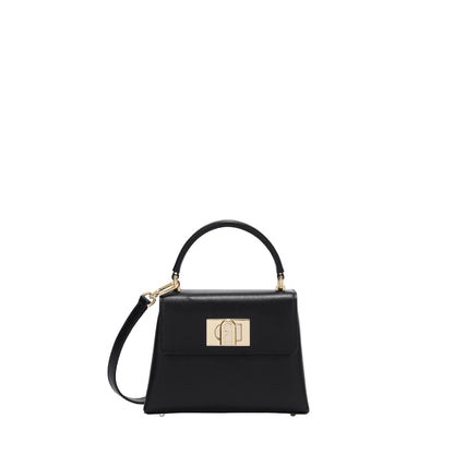 Furla Borsa Donna Nera Mano Tracolla Pelle 1927 Logo Borse nero - foto prodotto
