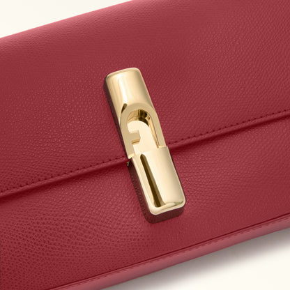 Furla Borsa Donna Rossa Tracolla Pelle Iride Logo Borse rosso - vista 5