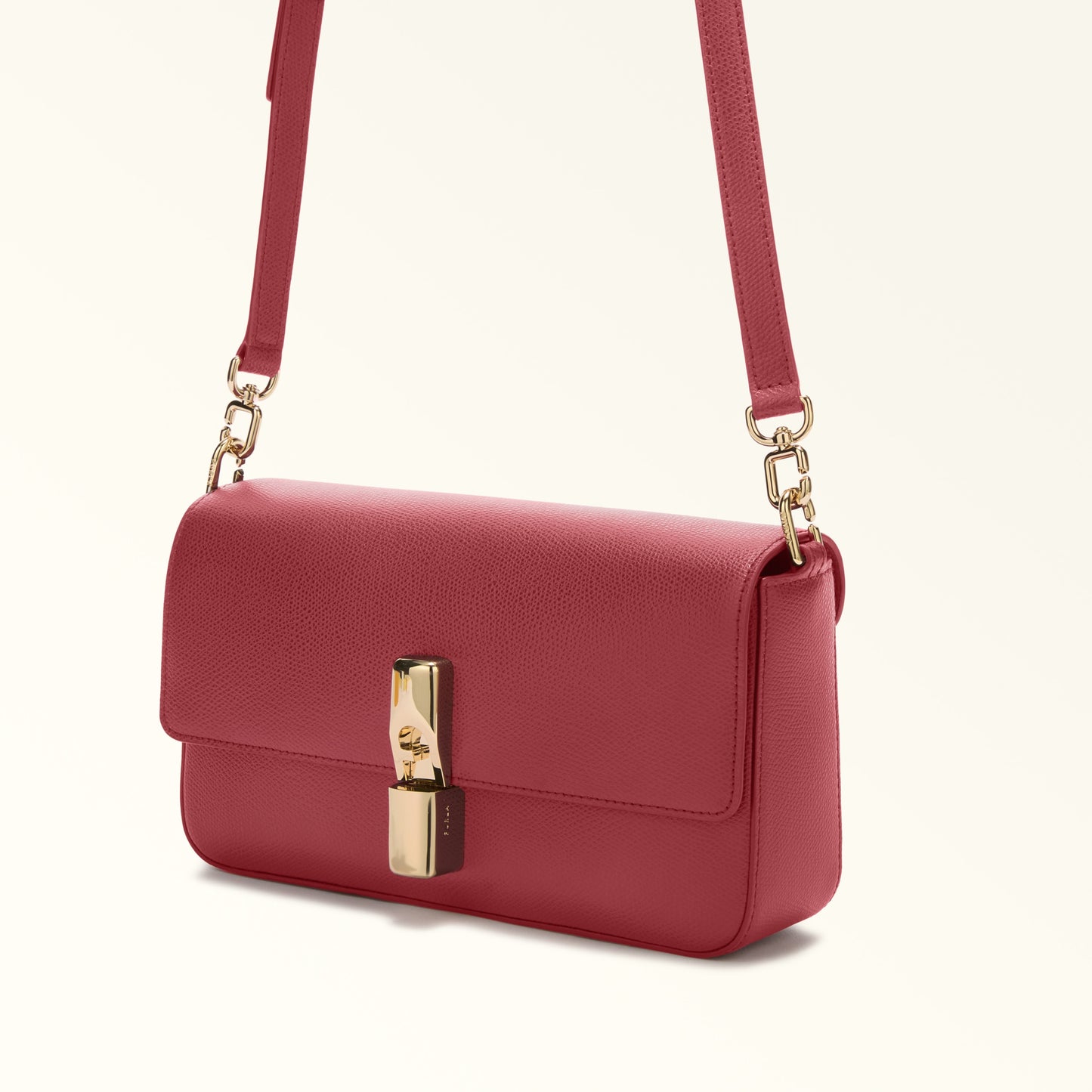 Furla Borsa Donna Rossa Tracolla Pelle Iride Logo Borse rosso - vista 6