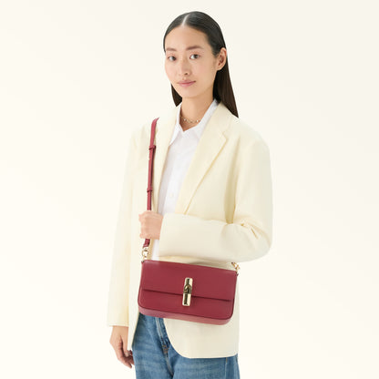 Furla Borsa Donna Rossa Tracolla Pelle Iride Logo Borse rosso - vista 2