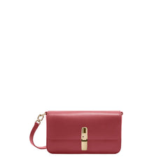 Furla Geantă Femei Roșie Crossbody Piele Iride Logo