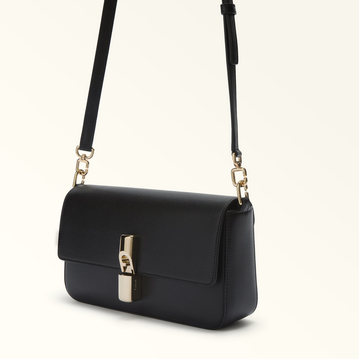 Furla Borsa Donna Nera Tracolla Pelle Iride Logo Borse nero - vista 6