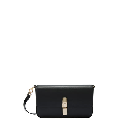 Furla Borsa Donna Nera Tracolla Pelle Iride Logo Borse nero - foto prodotto