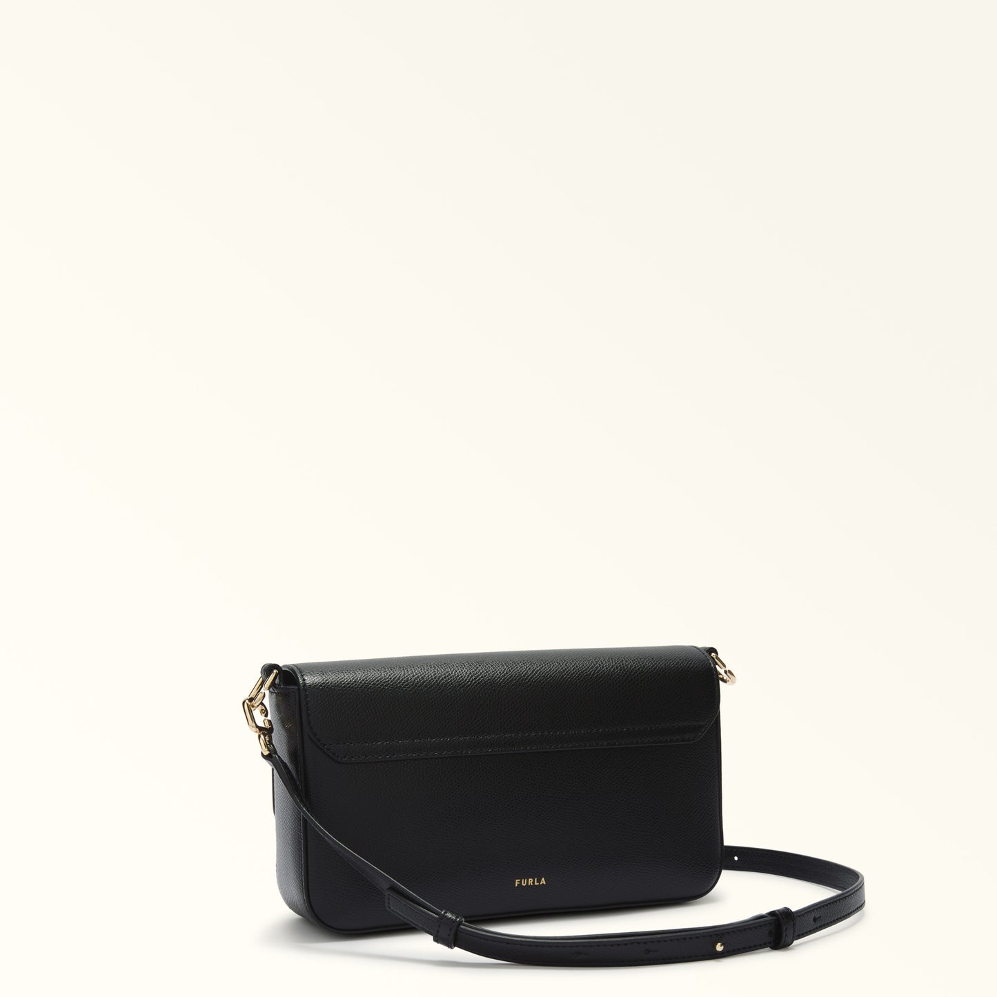 Furla Borsa Donna Nera Tracolla Pelle Iride Logo Borse nero - vista 3