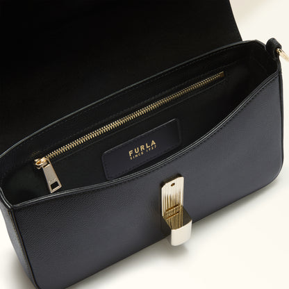 Furla Borsa Donna Nera Tracolla Pelle Iride Logo Borse nero - vista 4
