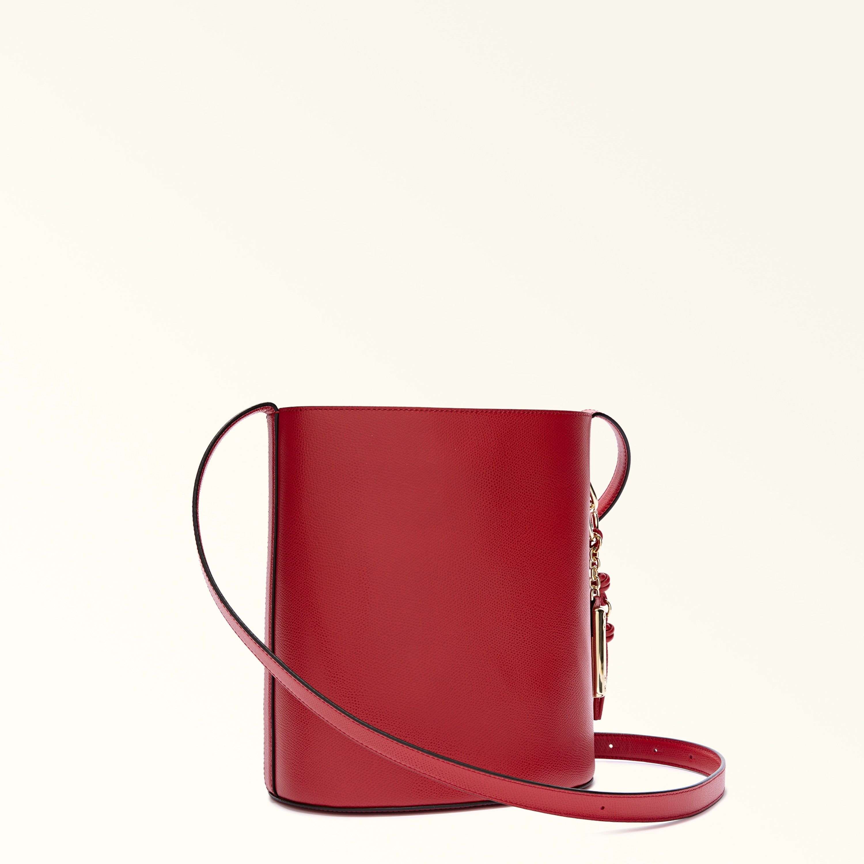 Furla Sac Femme Rouge Bandoulière Cuir Roxie Logo
