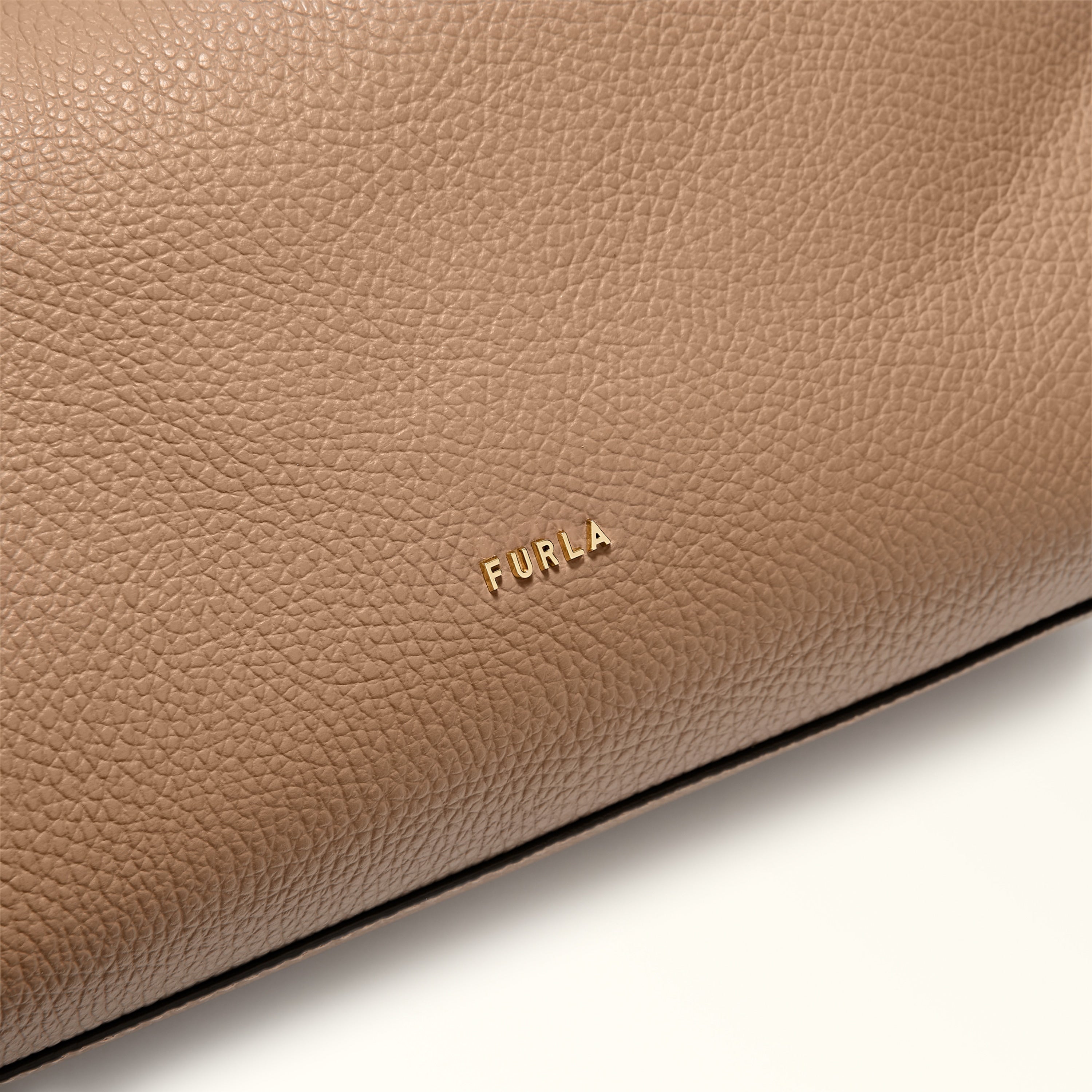 Furla Sac Femme Marron Lara Cuir Logo