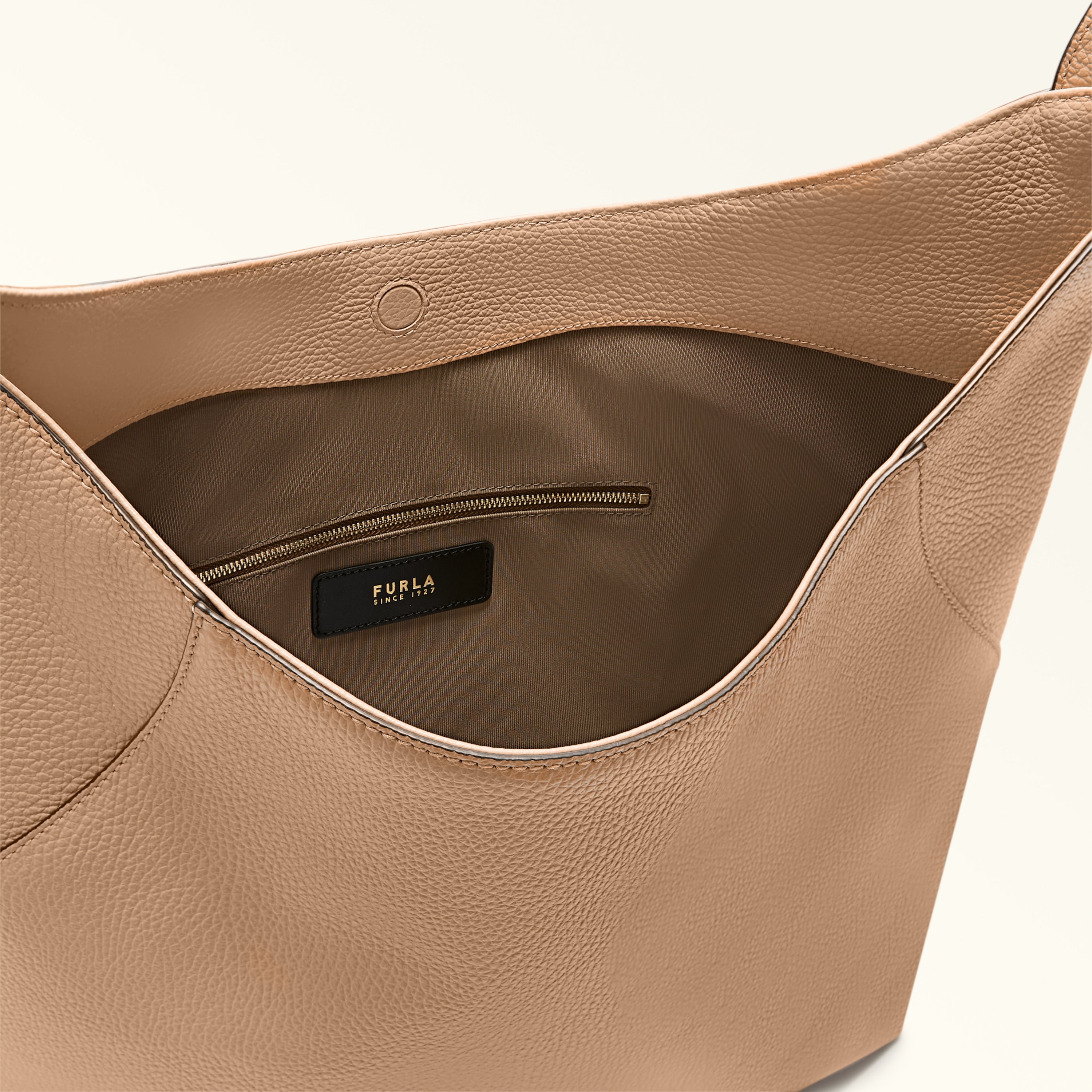 Furla Sac Femme Marron Lara Cuir Logo