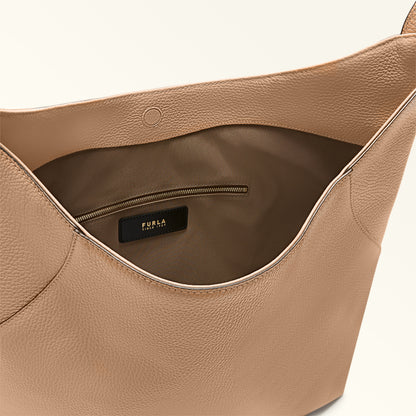 Furla Borsa Donna Marrone Lara Pelle Logo Borse - vista 4