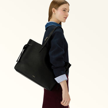 Furla Borsa Donna Nera Spalla Pelle Ava Logo Borse nero - vista 2