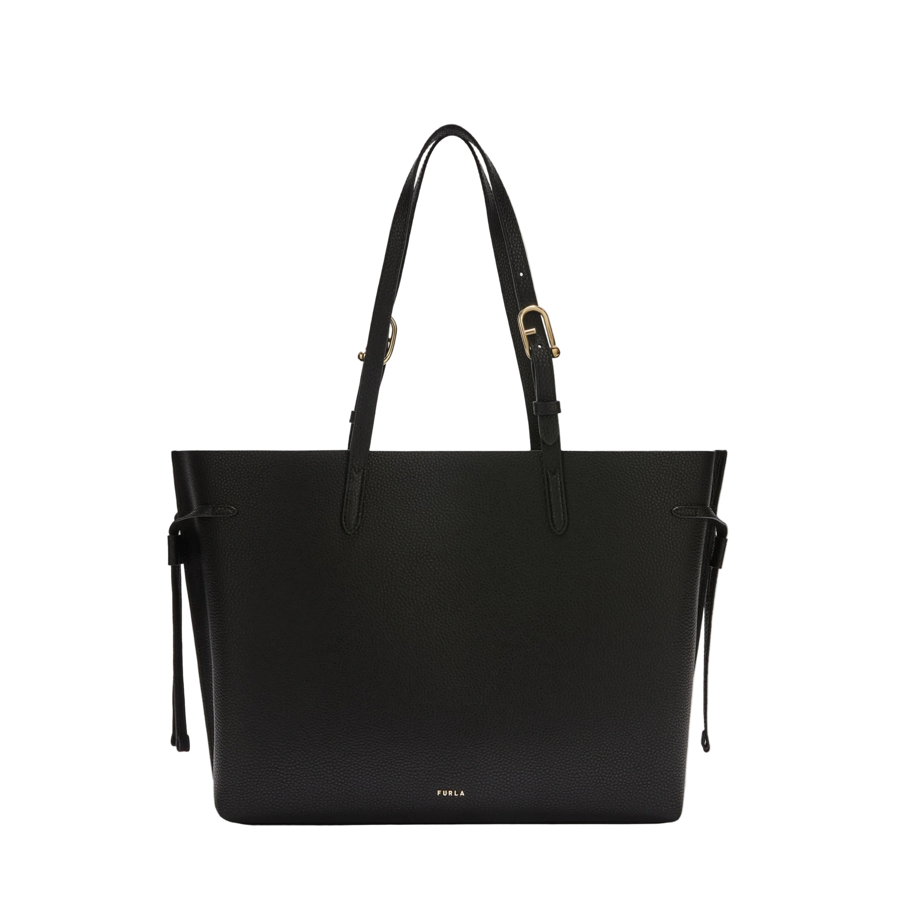 Furla Borsa Donna Nera Spalla Pelle Ava Logo