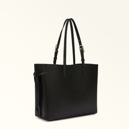 Furla Borsa Donna Nera Spalla Pelle Ava Logo Borse nero - vista 3