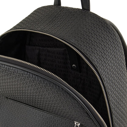 Zaino Uomo Armani Exchange con Logo in Rilievo Nero - vista 6