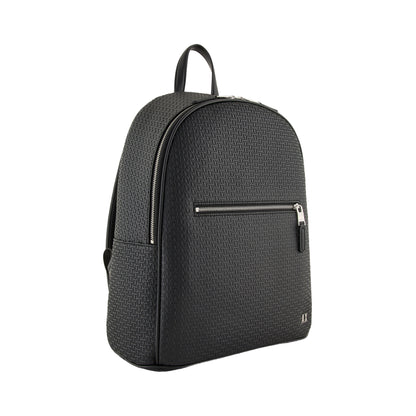 Zaino Uomo Armani Exchange con Logo in Rilievo Nero - vista 3