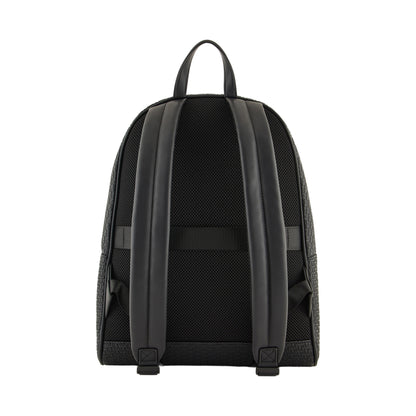 Zaino Uomo Armani Exchange con Logo in Rilievo Nero - vista 4