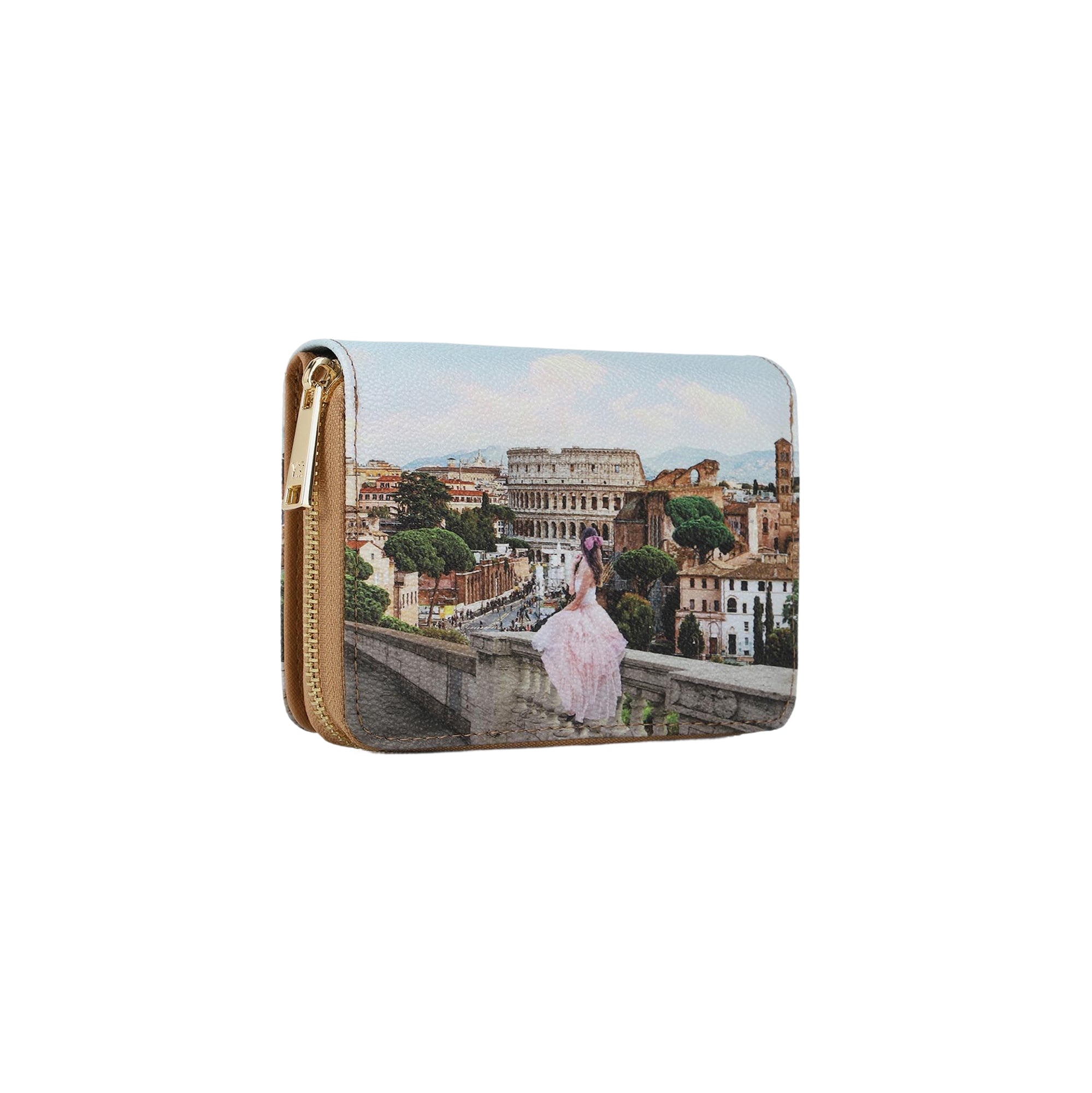 Portafoglio Donna Piccolo Ynot? Yes Bag Stampa Città