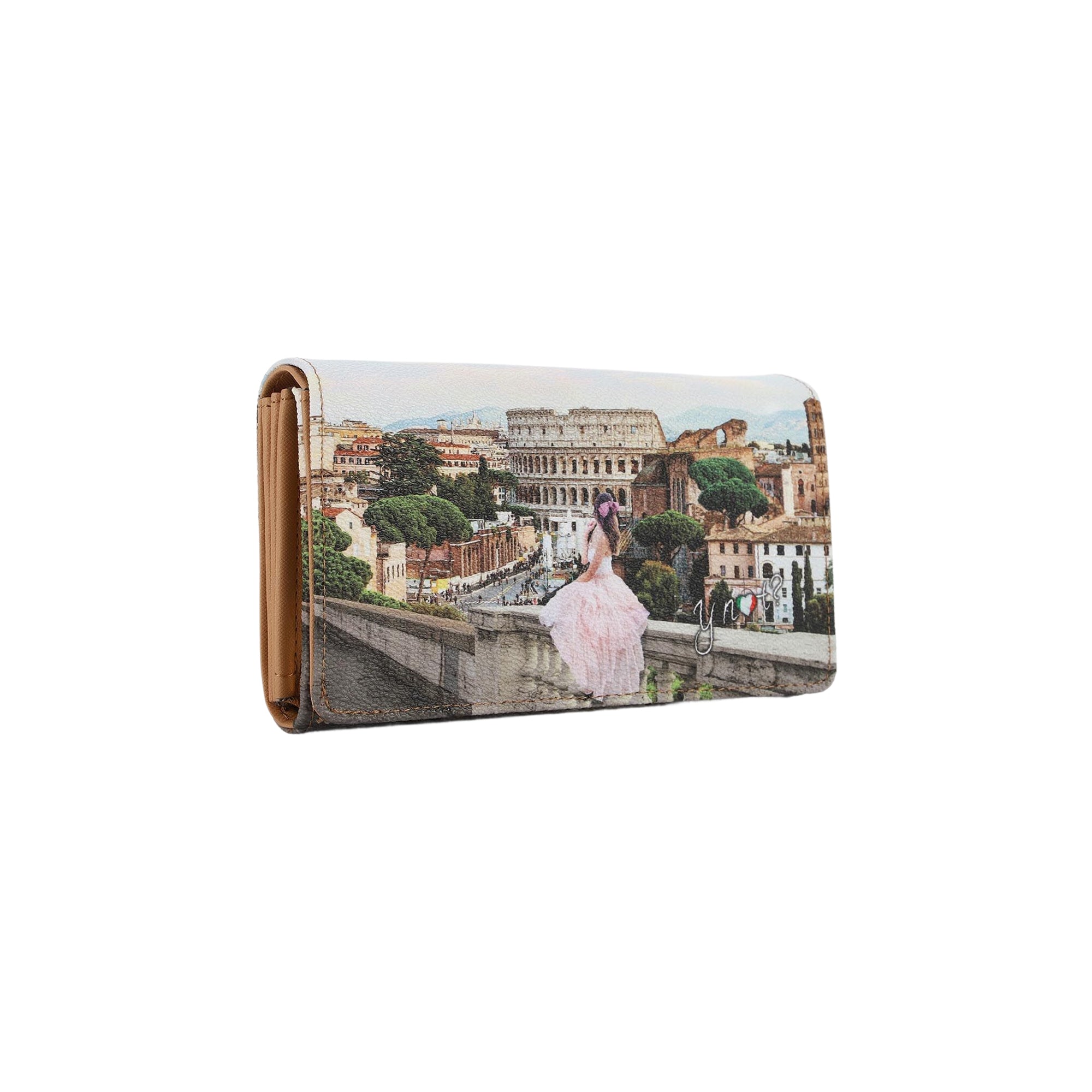 Portafoglio Donna Ynot? Yes Bag Compatto Yes Bag Stampa Città