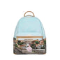 Zaino Donna Ynot? Yes Bag con Stampa Città e Tasche Zip - foto prodotto