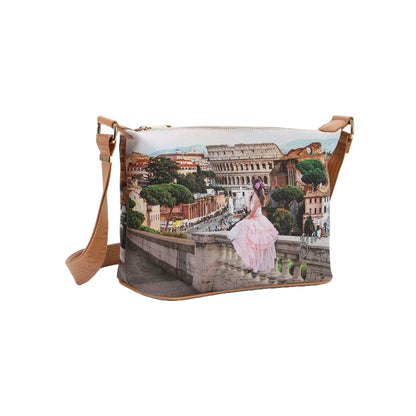 Borsa Donna a Spalla Ynot? Yes Bag Stampa Città Small Borse - vista 5