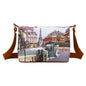 Borsa Donna a Spalla Ynot? Yes Bag Stampa Città Small Borse - vista 7