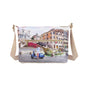 Borsa Donna Hobo Ynot? Yes Bag Stampa Città Easy Large con Tracolla Borse - vista 9