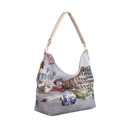 Borsa Donna a Spalla Ynot? Yes Bag Sacca Borse - vista 5