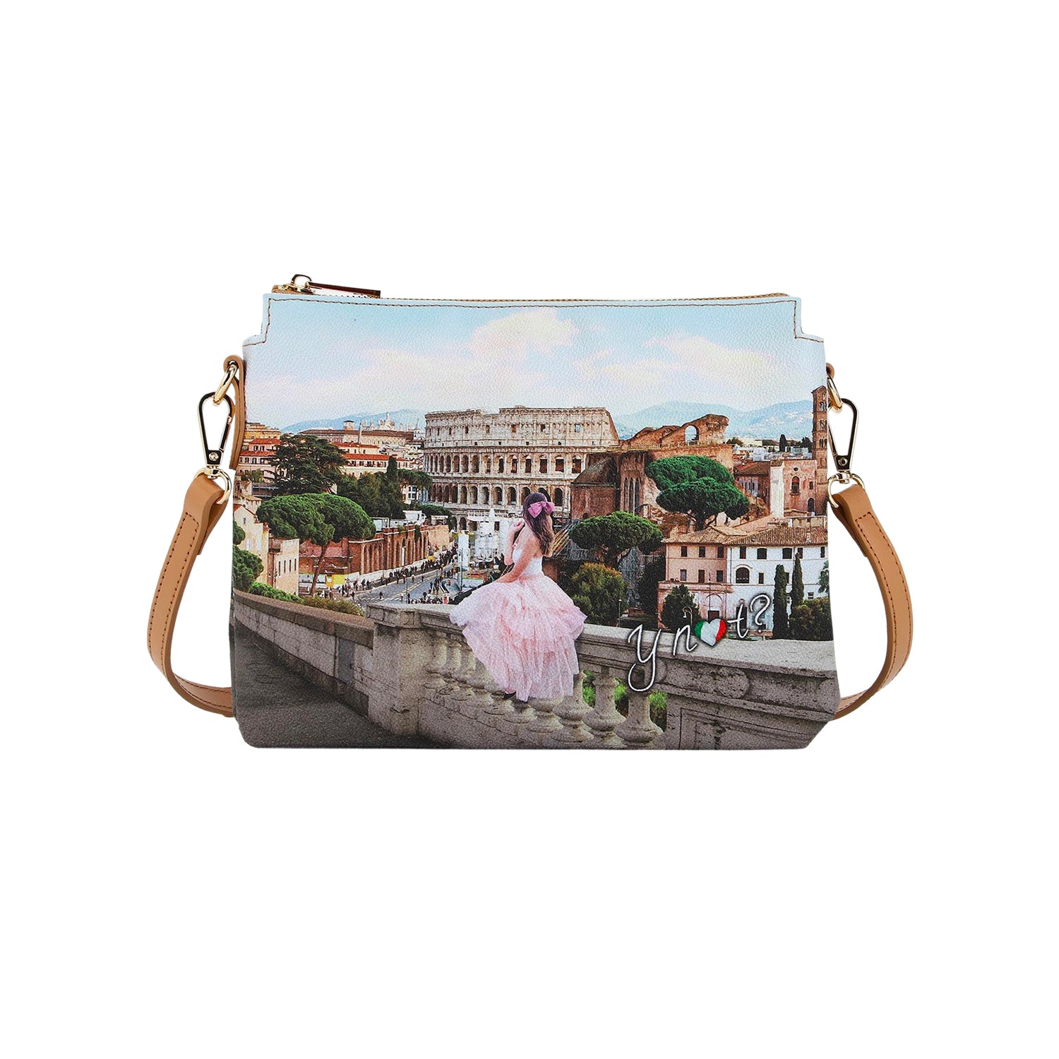 Borsa Donna a Tracolla Ynot? Yes Bag Doppio Scomparto Borse - vista 5
