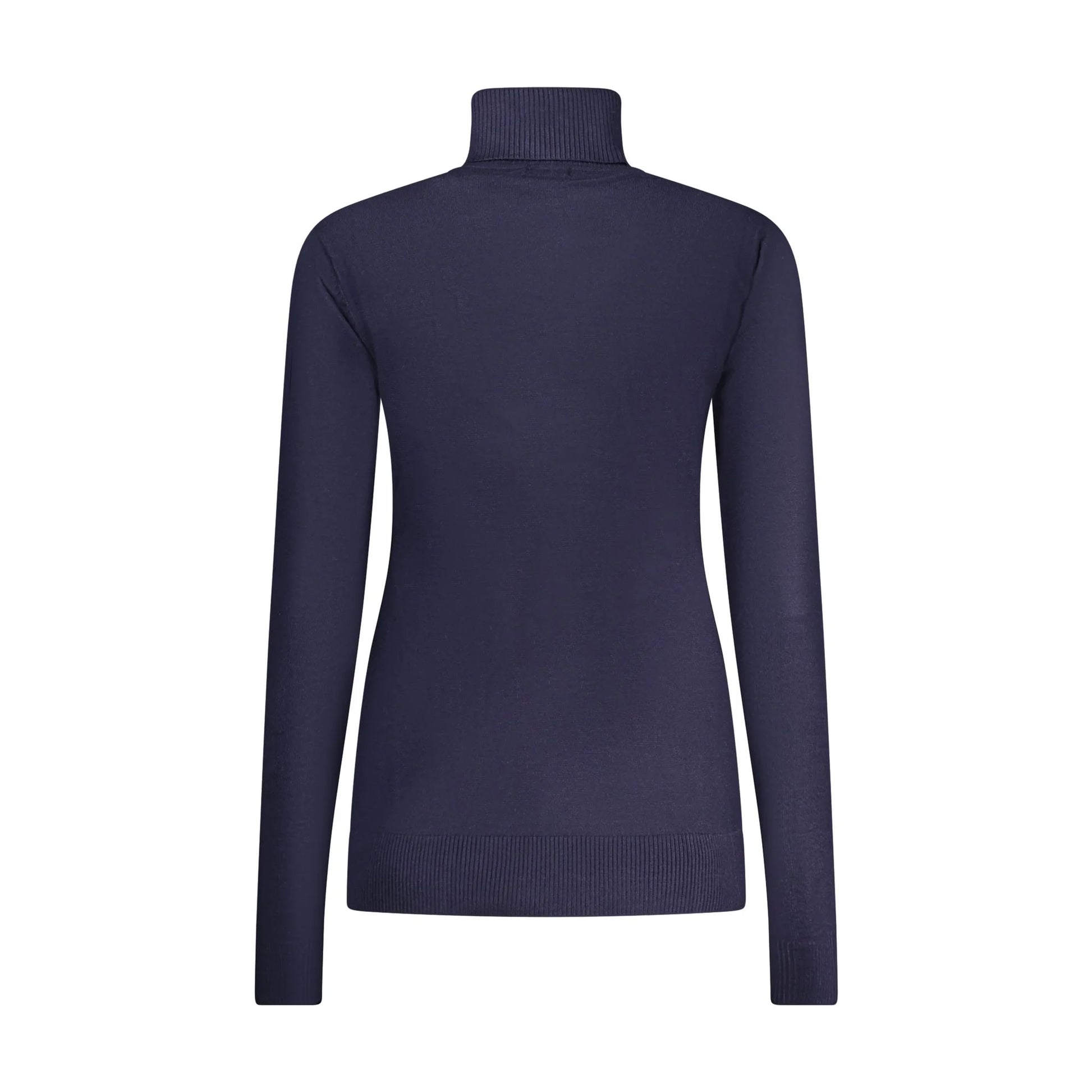Norway 1963 Maglione Donna Blu Dolcevita Maniche Lunghe Logo Maglie - vista 2