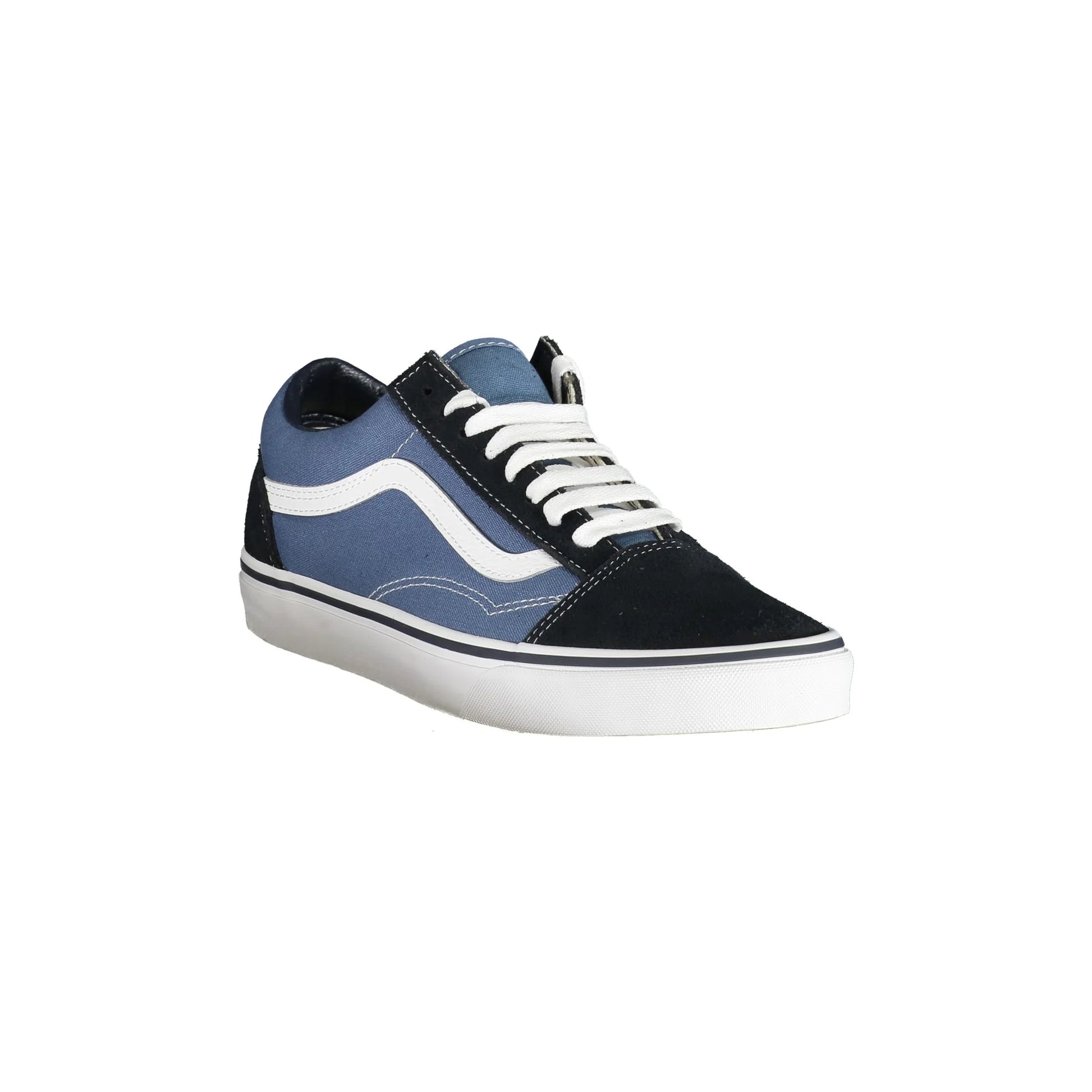 Vans Sneakers Uomo Blu Dettagli a Contrasto Logo - vista 2