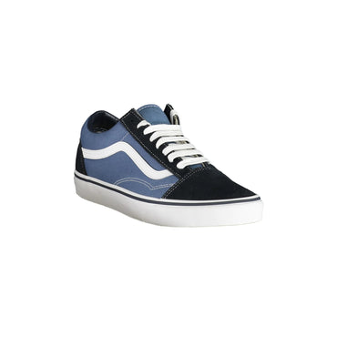 Vans Sneakers Uomo Blu Dettagli a Contrasto Logo - vista 2