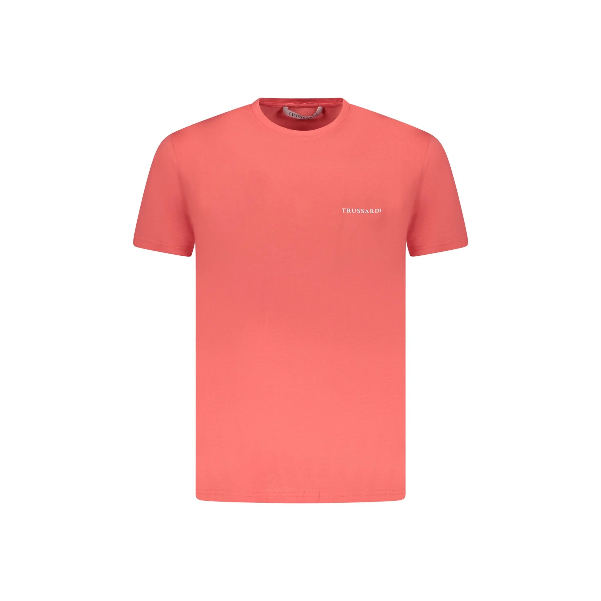 Trussardi T-Shirt Maniche Corte Uomo Rosa Stampa Logo - foto prodotto