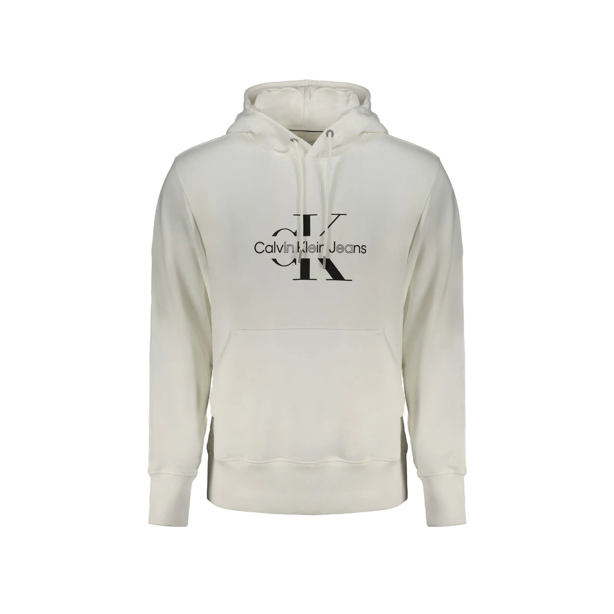 CALVIN KLEIN FELPA SENZA ZIP UOMO BIANCO