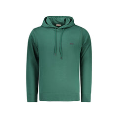 Rifle Felpa Maniche Lunghe Uomo Verde Stampa in Rilievo