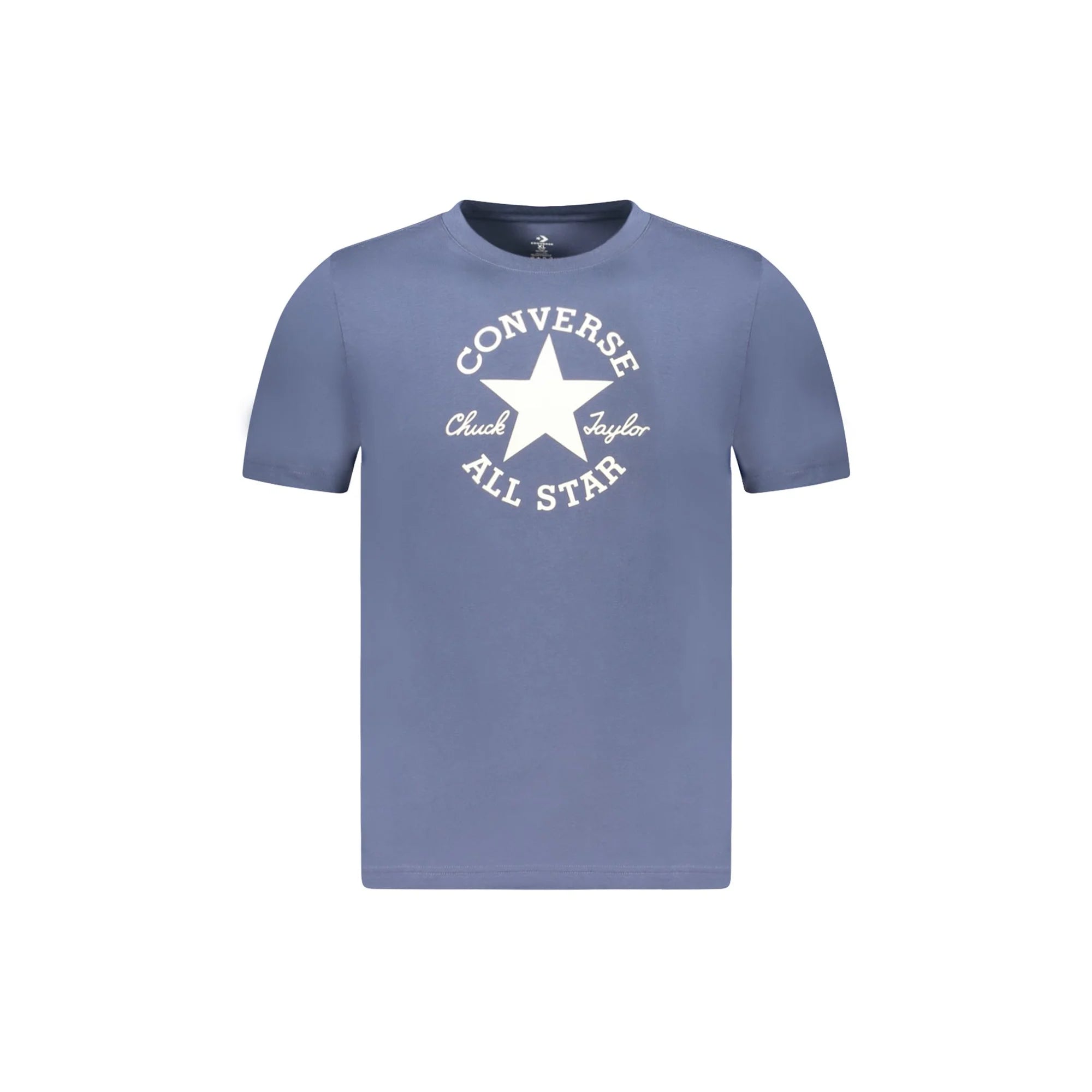 CONVERSE T-SHIRT MANICHE CORTE BAMBINO BLU