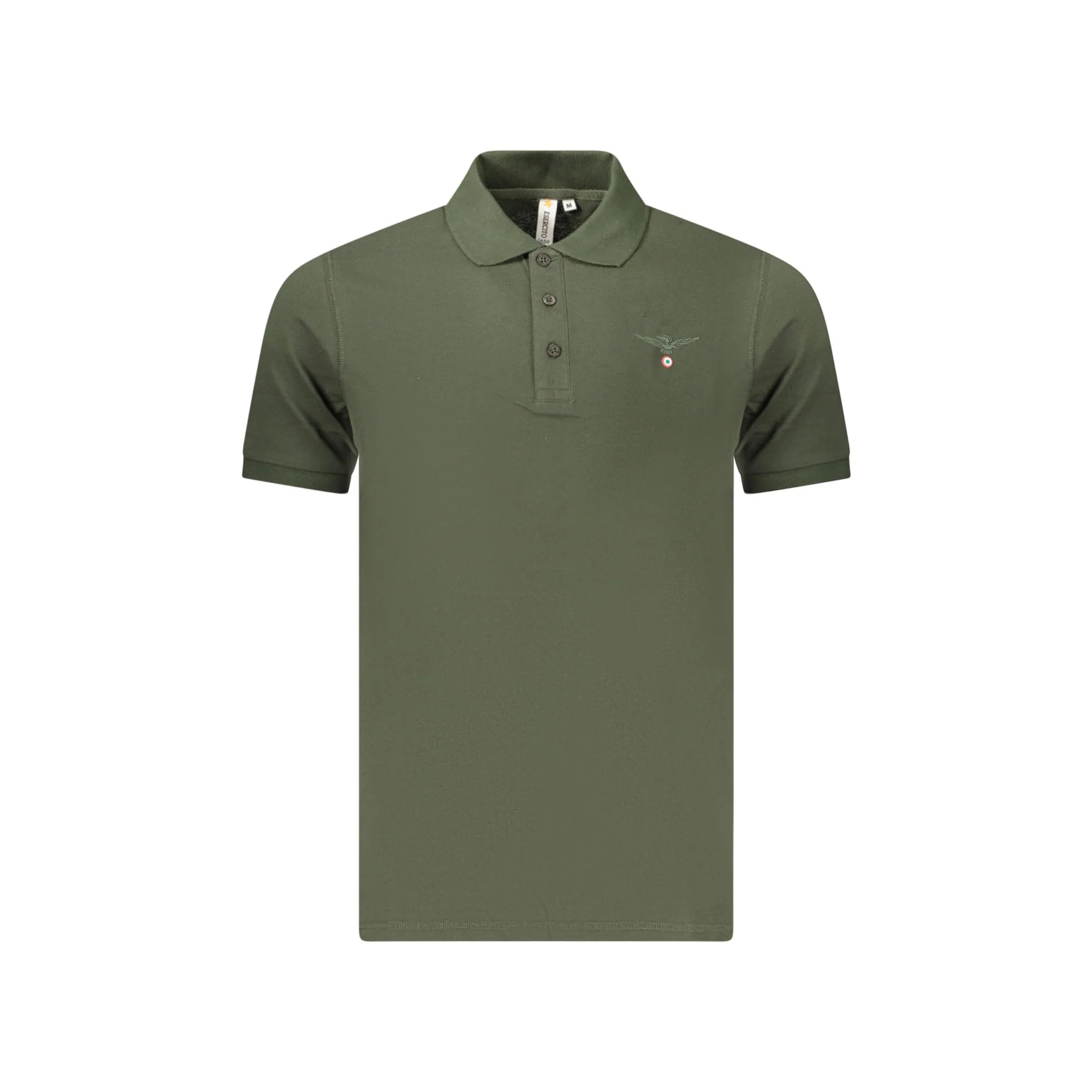 ACCADEMIA MILITARE POLO MANICHE CORTE UOMO VERDE