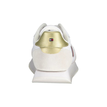 TOMMY HILFIGER Scarpe Sneakers Donna Bianche con Ricamo e Logo bianco - vista 2