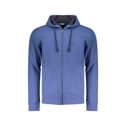 Coveri Moving Felpa Maniche Lunghe Uomo Blu Zip Ricamo Felpe - foto prodotto
