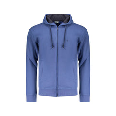 Coveri Moving Felpa Maniche Lunghe Uomo Blu Zip Ricamo