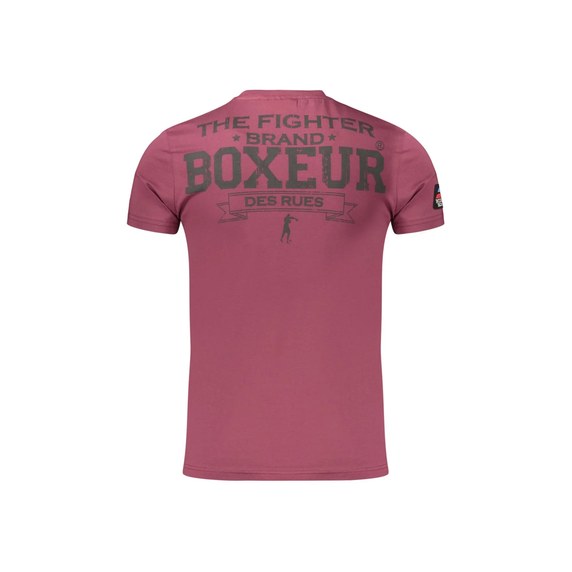 BOXEUR DES RUES T-SHIRT MANICHE CORTE UOMO ROSSO