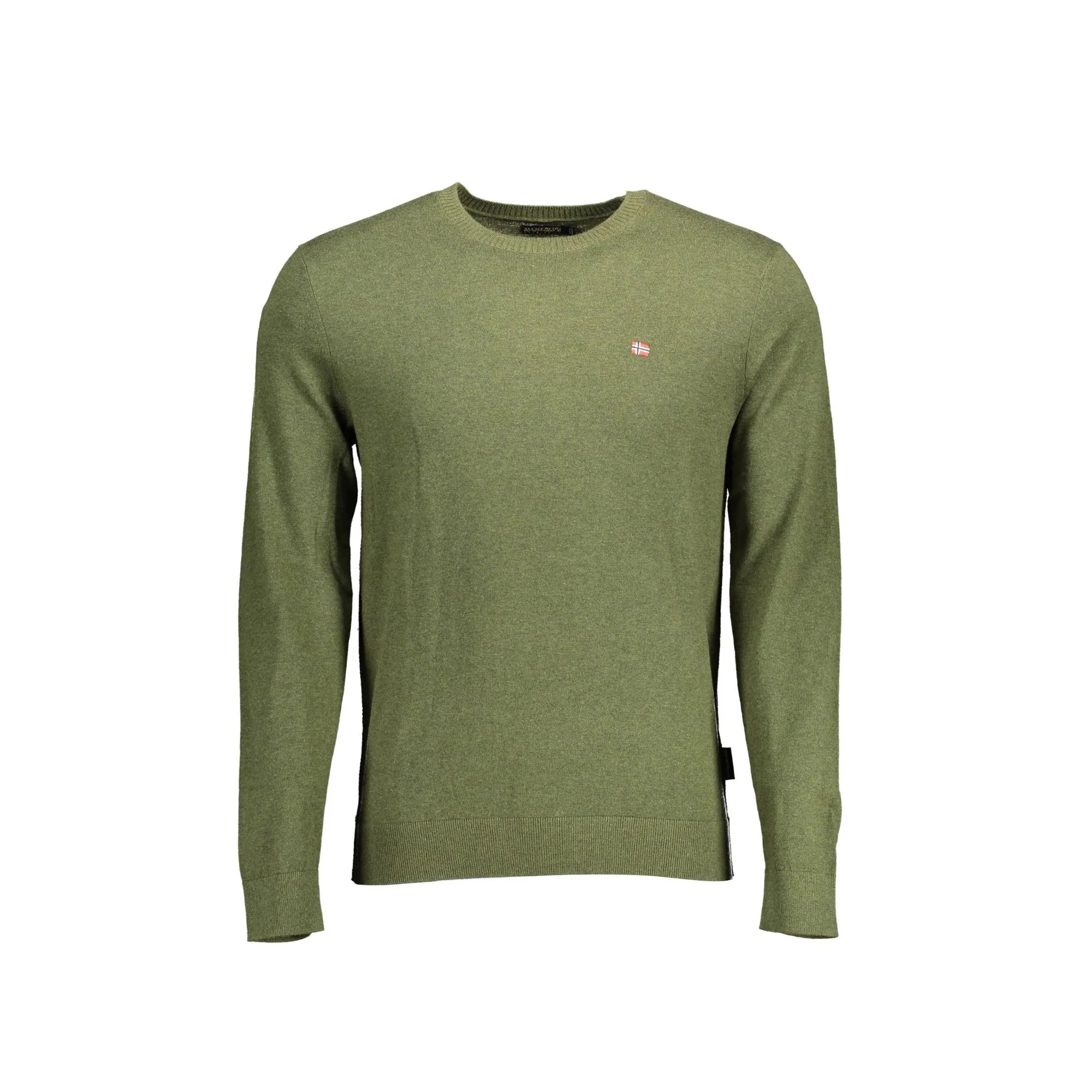 Napapijri Maglia Uomo Verde Ricamo Maglie - foto prodotto