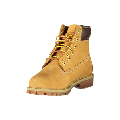 Timberland Stivaletti Pelle Unisex Marroni Stampa Logo - vista 3