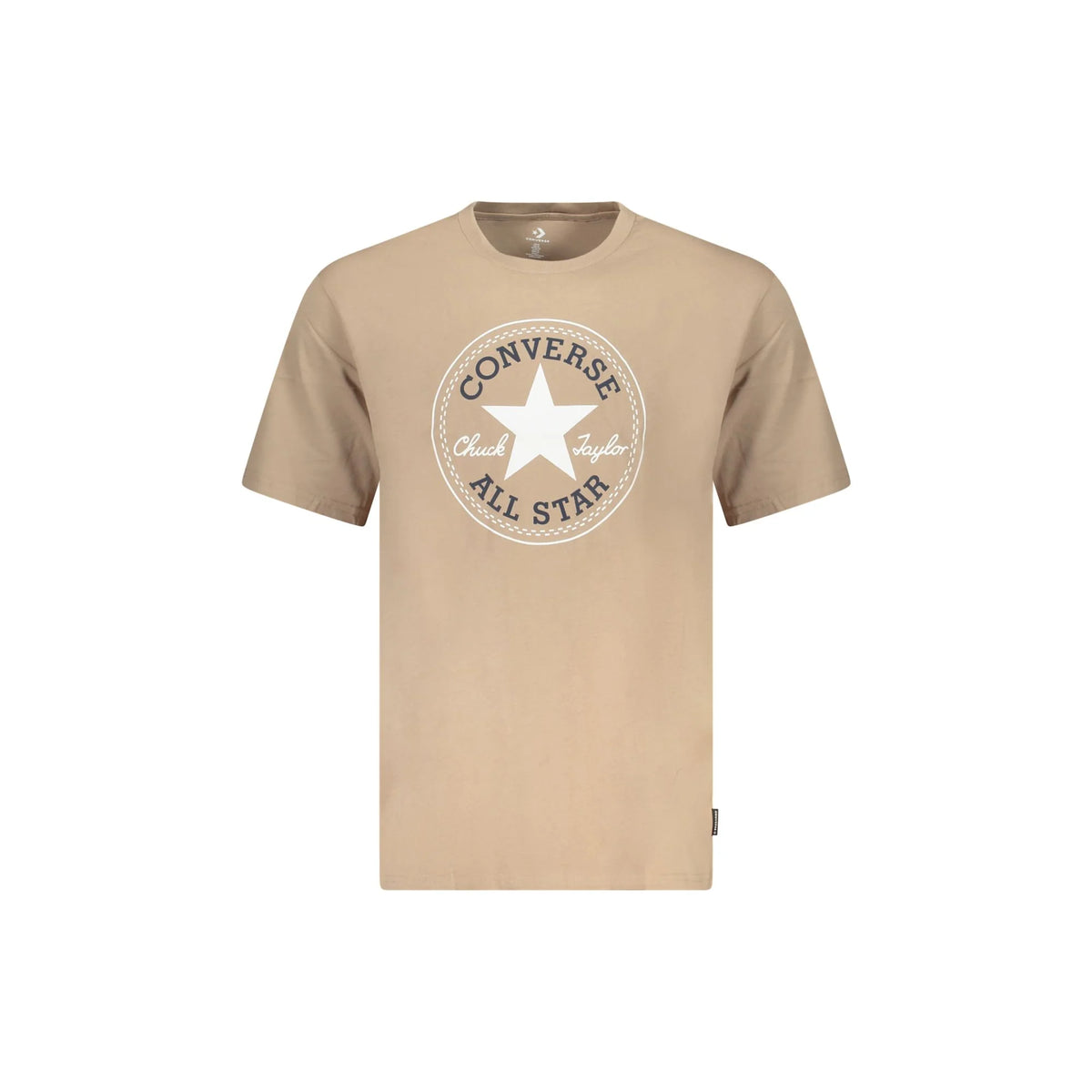 CONVERSE T-SHIRT MANICHE CORTE UOMO BEIGE
