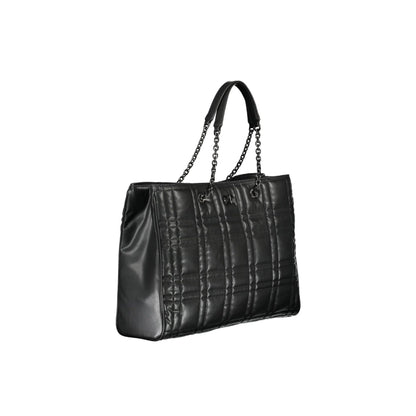 Calvin Klein Borsa a Spalla Donna Nera Logo Borse nero - vista 3