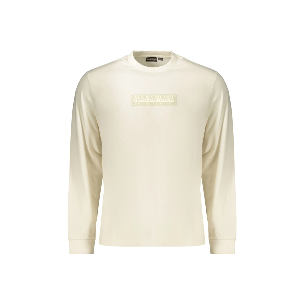 NAPAPIJRI T-SHIRT MANICHE LUNGHE UOMO BIANCO