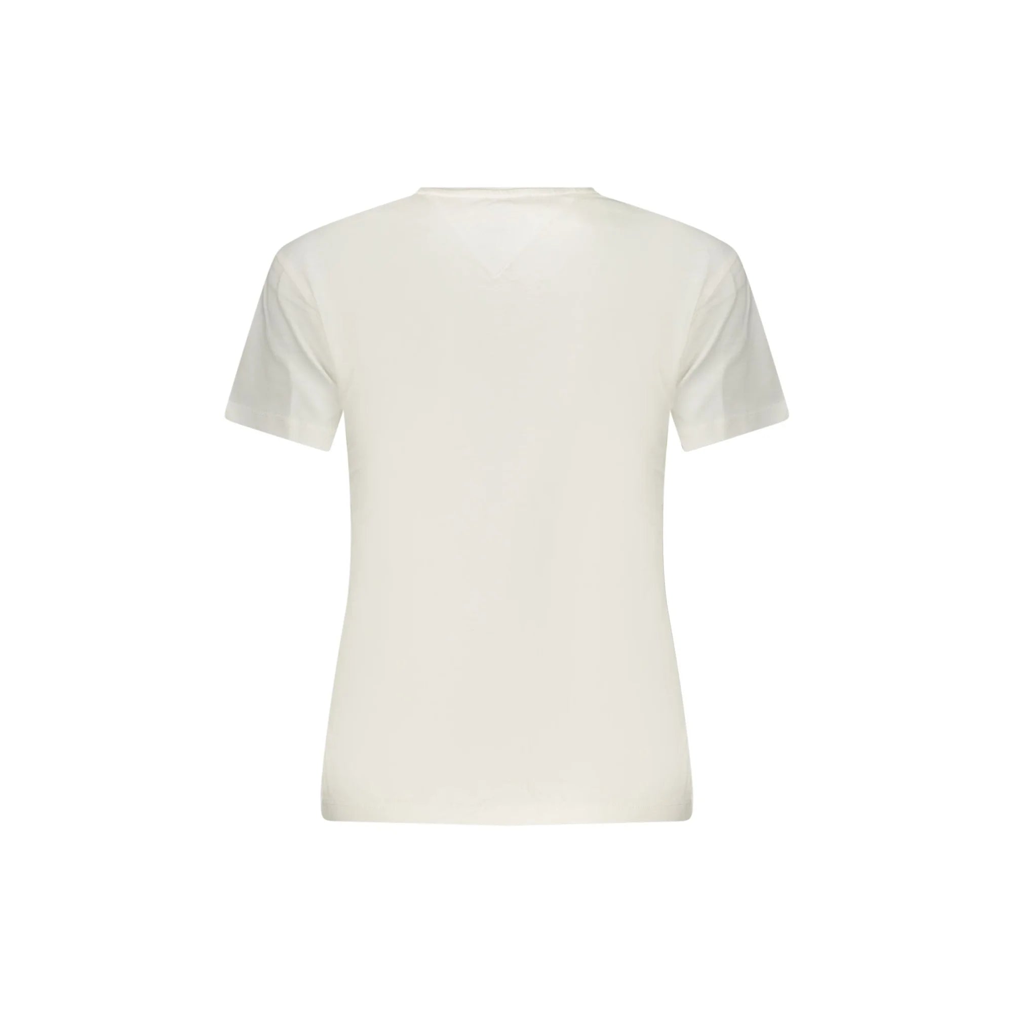 TOMMY HILFIGER T-SHIRT MANICHE CORTE DONNA BIANCO