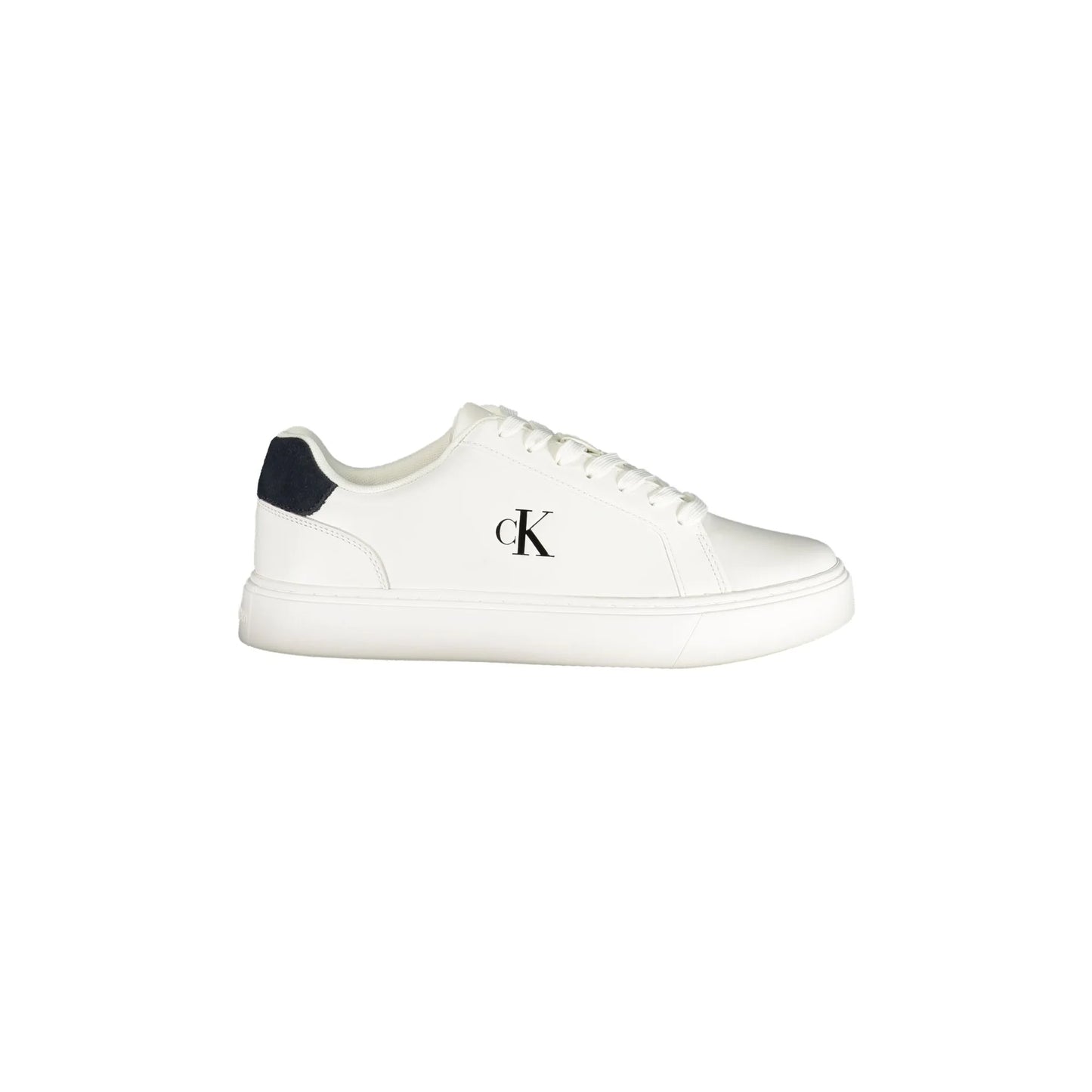 Calvin Klein Sneakers Uomo Bianche Stampa Logo Bianco - foto prodotto