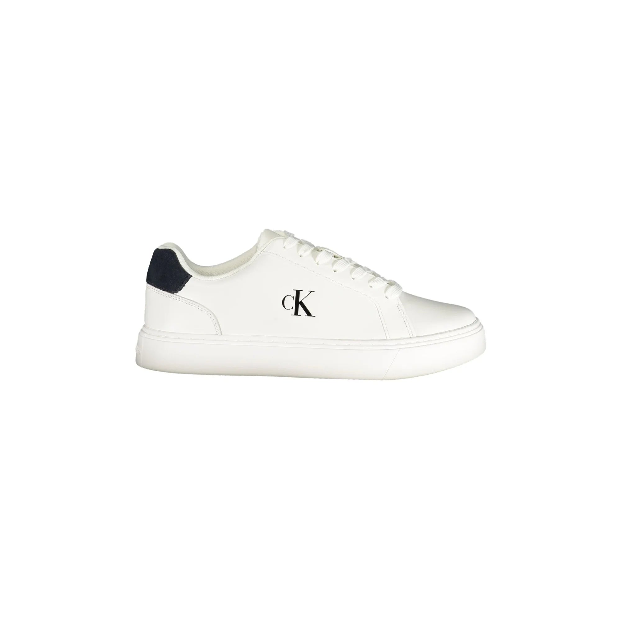 Calvin Klein Sneakers Uomo Bianche Stampa Logo Bianco - foto prodotto