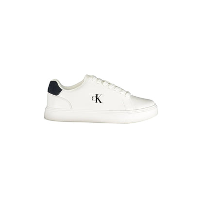 Calvin Klein Sneakers Uomo Bianche Stampa Logo Bianco - foto prodotto