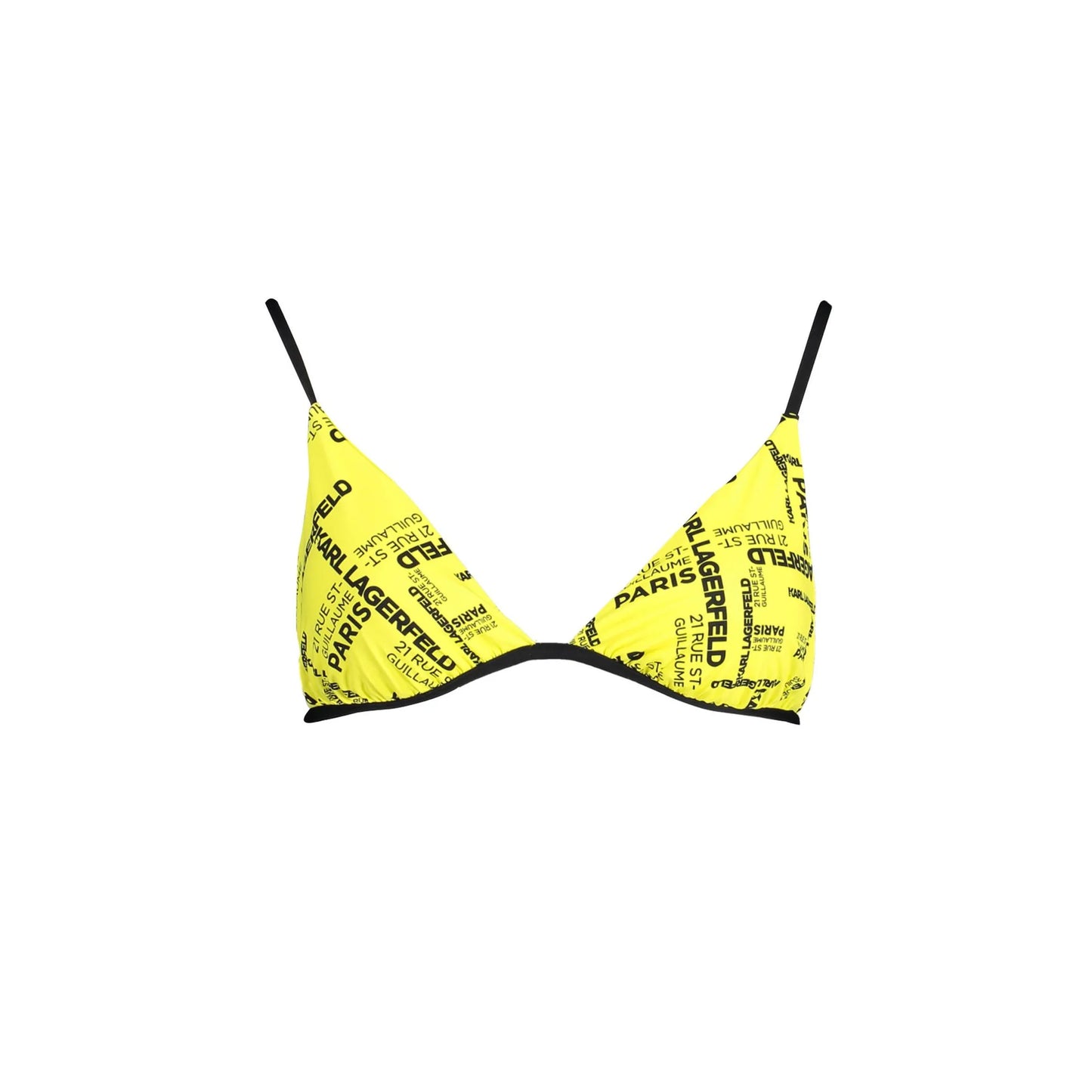Karl Lagerfeld Beachwear Costume Mare Donna Giallo con Logo - foto prodotto